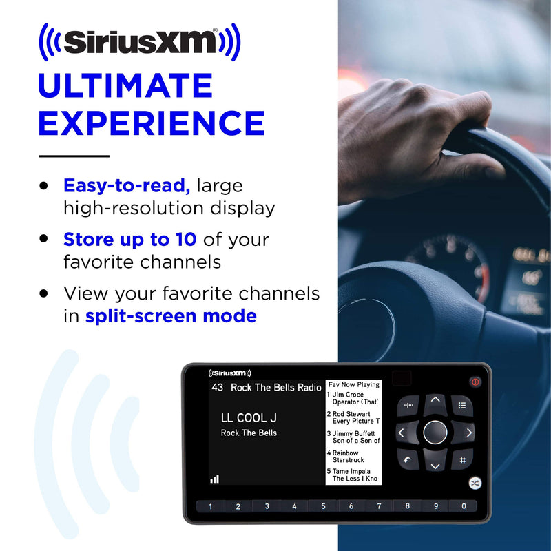 SiriusXM Onyx EZR Satellite Radio w/ Vehicle Kit, Get 12 Months for $99 or Your First 3 Months Service Free w/ Subscription â€“ Enjoy SiriusXM Through Your Existing Car Stereo Satellite Radio + Vehicle Kit
