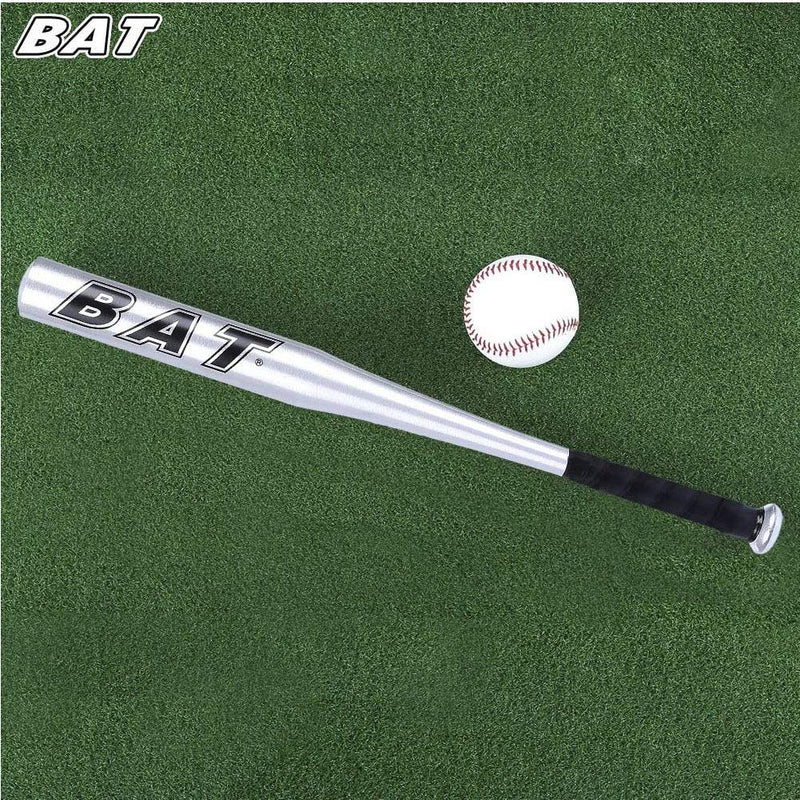 SZYT Baseball Bat Self-Defense Softball Bat Home Defense Lightweight Aluminum Alloy 28 inch Silver