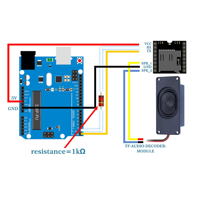 CQRobot Miniature Loudspeaker 3 Watt 8 Ohm Passive Enclosed Audio Speaker Woofer Speaker Compatible with Arduino Board. JST-PH 2.0 mm 2-Pin Interface, for a Variety of Small DIY Electronic Projects. 8O3W-JST-PH2.0-N