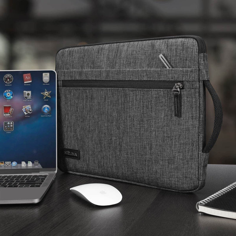 KIZUNA Laptop Tablet Sleeve 10 Inch Water-Resistant Computer Case Hand Bag for 9.7"- 11" iPad Pro/10.2 iPad/10.9 iPad/10.5" Samsung Galaxy Tab/10.5" Surface Go 3/10.1" Lenovo Smart ,Grey 9.7-10.5 Inch / 11" iPad Pro 2020 Grey