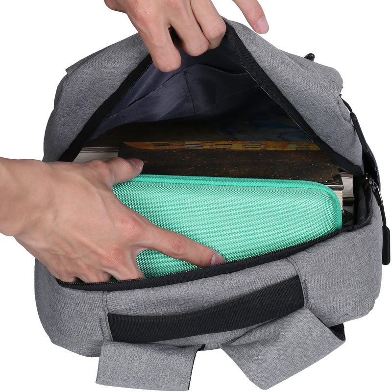 Khanka Hard Travel Case Replacement for Texas Instruments TI-83 Plus/TI-84 Plus/TI-84 Plus CE Color Graphing Calculator, Case Only (Mint) Teal