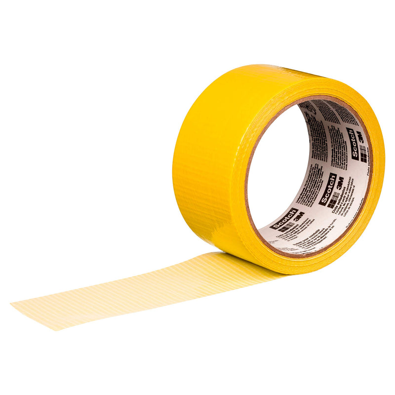 3M Scotch Duct Tape, Sunshine Yellow, 1.88-Inch by 20-Yard - 920-YLW-C 1 Pack