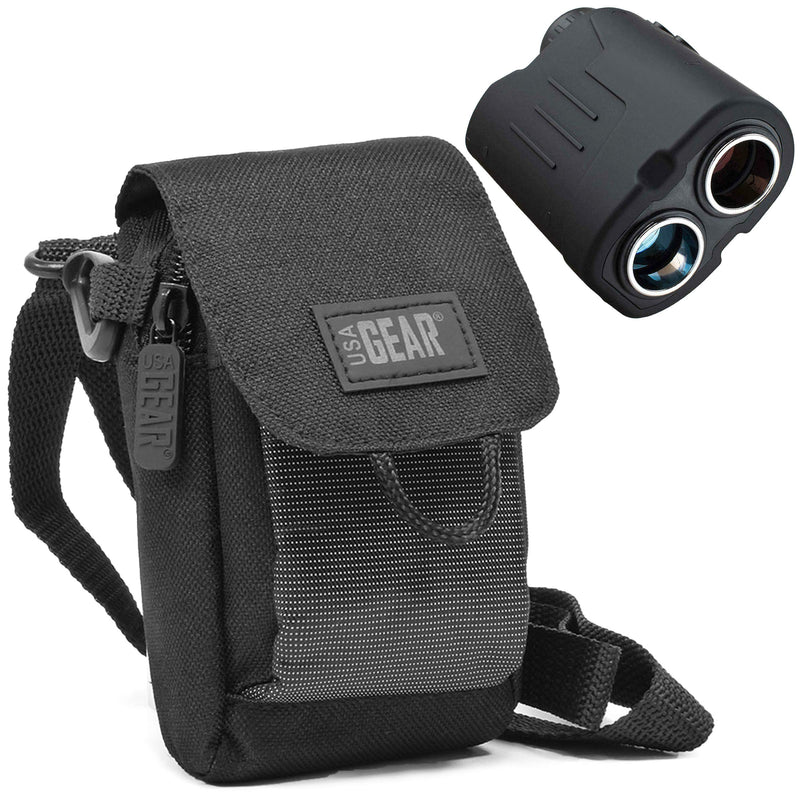 USA Gear Laser Rangefinder Case Holster with Shoulder Strap and Belt Loop - Compatible with Nikon 8397 ACULON AL11, TecTecTec VPRO500, Gogogo Sport, Coolshot 20, Monarch 7I, Vortex Optics, and More