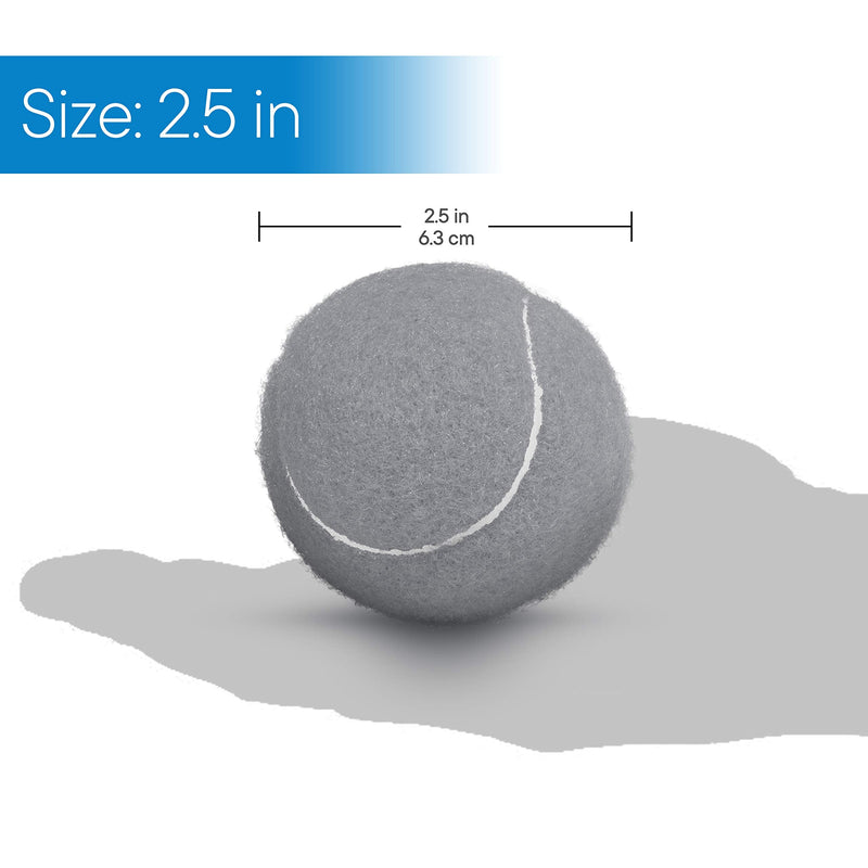RMS Walker Glide Balls - A Set of 4 Balls with Precut Opening for Easy Installation, Fit Most Walkers (Grey) Grey