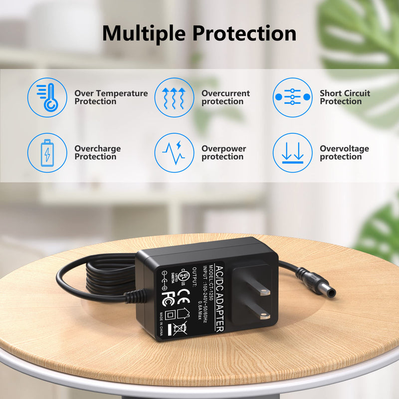 12V Charger for Gateway Laptop GWTN116-1 GWTC116-1 GWTC116-2 GWTN116-3 GWTN141-1 GWTN141-5 GWTN156-11 EVOO EV-C-116-5 EV-C-116-6 N11SP3 Laptop Power Supply