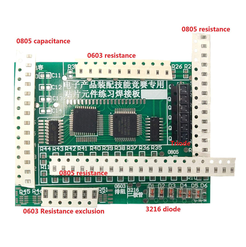 Gikfun DIY SMD/SMT Components Practice Board Soldering Skill Training Kit AE1173 Original version