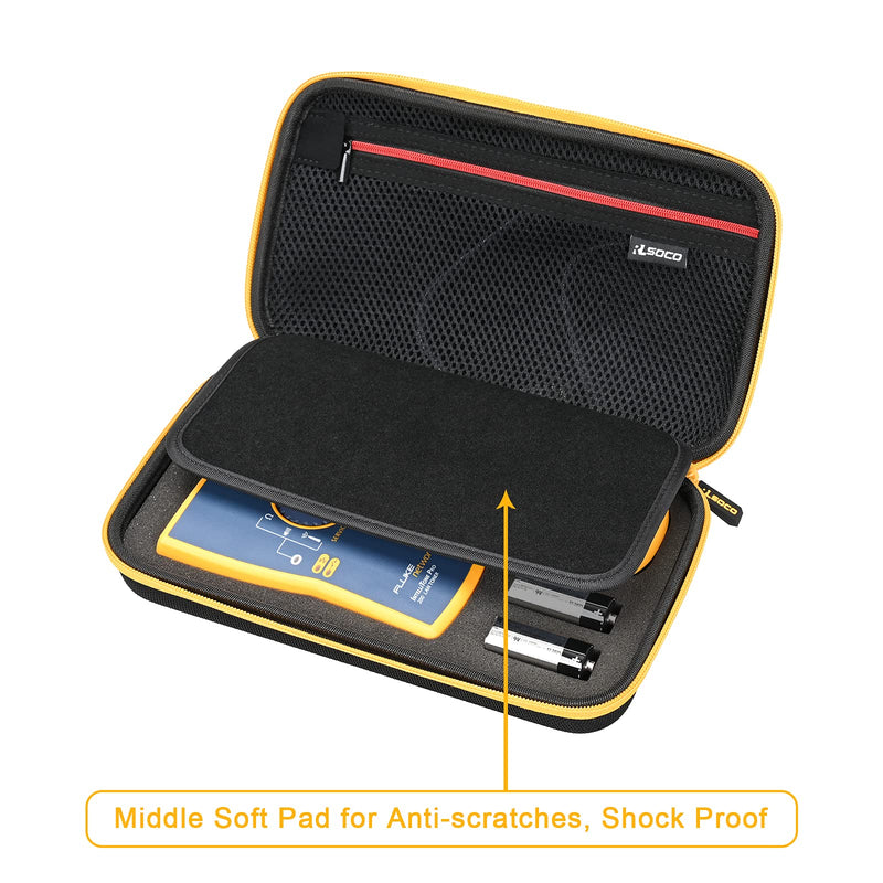 RLSOCO Carrying Case Replacement for Fluke Networks MT-8200-60-KIT IntelliTone Pro 200 Toner and Probe Kit.