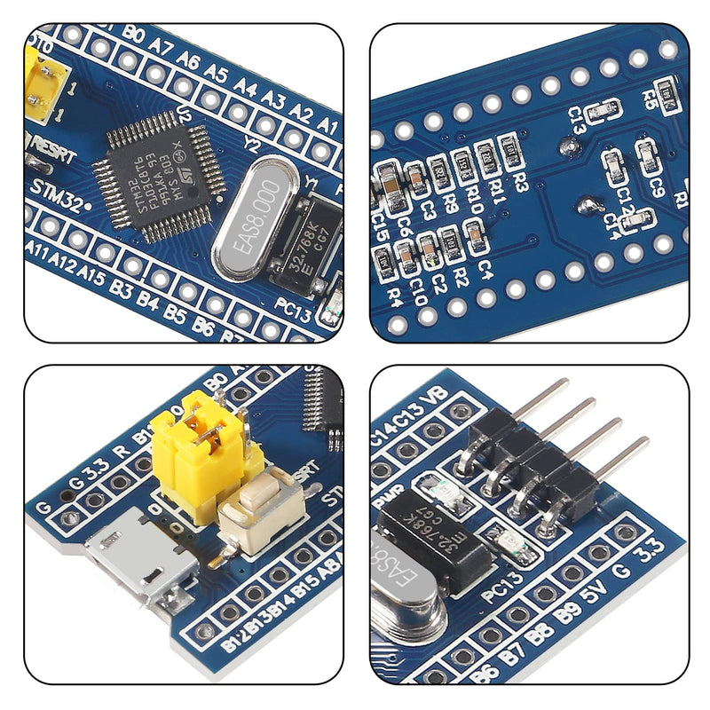 Alinan 3pcs STM32F103C8T6 Minimum System Development Board with Imported Chip STM32 ARM Core Learning Board Module for Arduino