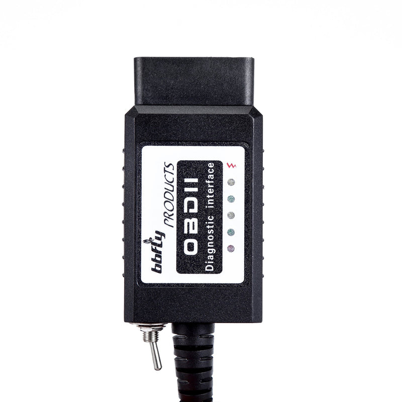 bbfly-BF32302 USB modified FTDI chip OBD-II Scan Tool for Windows bbflyFORScan HS-CAN / MS-CAN OBD2