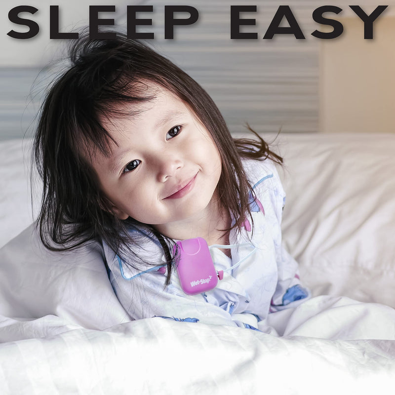 Wet-Stop 3 Pink Bedwetting Enuresis Alarm with Loud Sound and Strong Vibration for Boys or Girls, Proven Solutions for Bedwetters