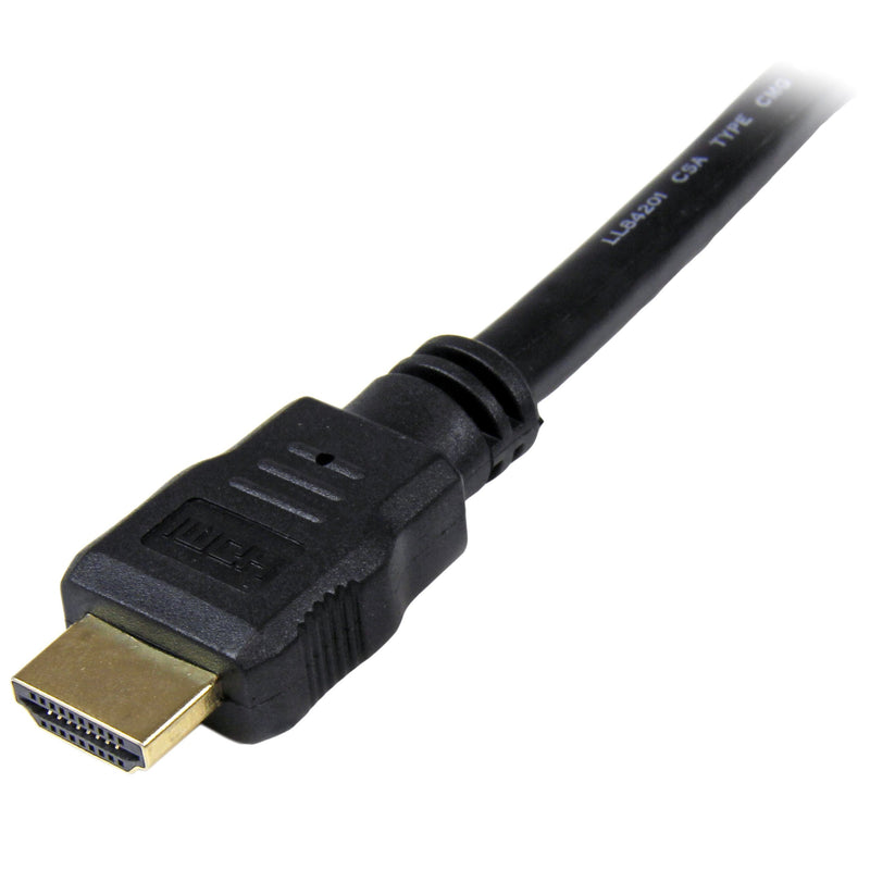StarTech.com 0.3m 1ft Short High Speed HDMI Cable - Ultra HD 4k x 2k HDMI Cable - HDMI M/M - 30cm HDMI 1.4 Cable - Audio/Video Gold-Plated (HDMM30CM),Black 0.3 meter