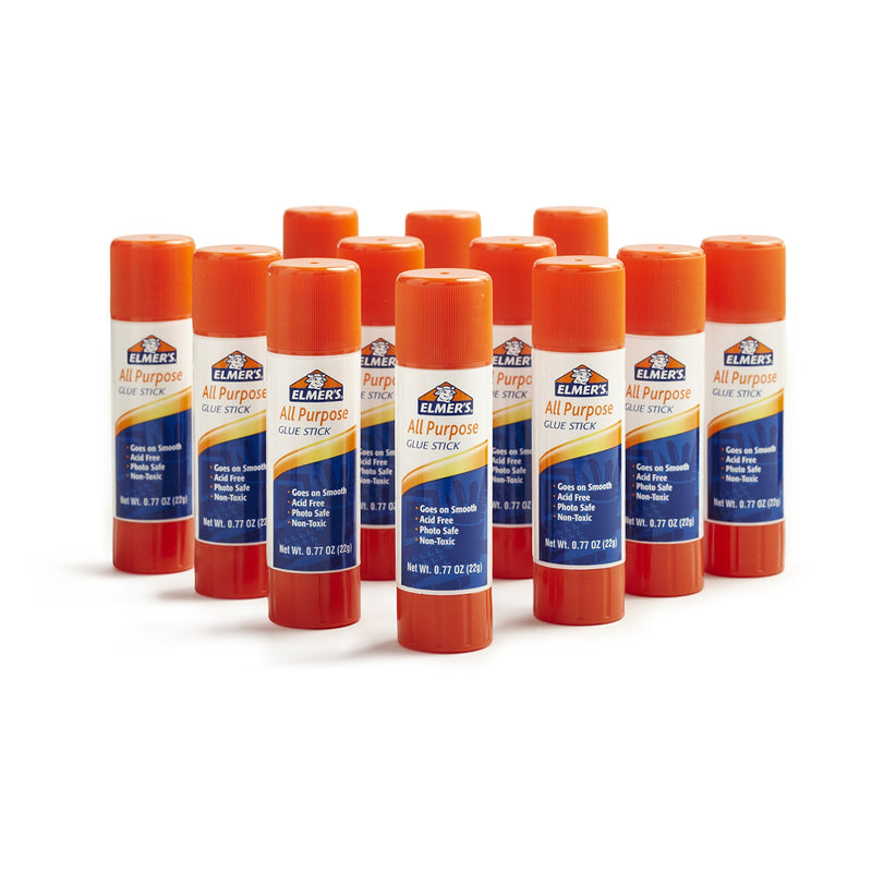 Elmerâ€™s All-Purpose Glue Sticks, 0.77-Ounces Each, 12 Count