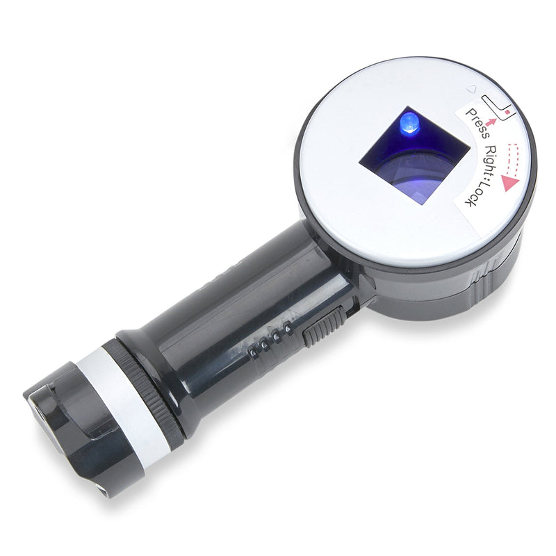 Carson PRO Series MeasureLoupe 11.5x LED and UV Lighted Loupe Magnifier with Reticle Scale and Storage Case (CP-45)
