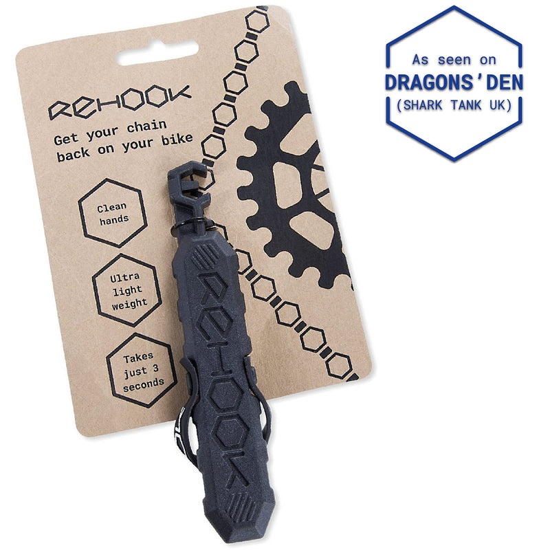 Rehook - Get your chain back on your bike in seconds. Without the mess