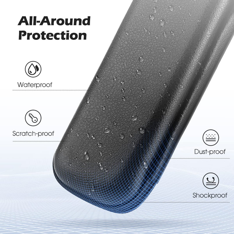AGPTEK Case Holder for Apple Pencil 2 , Premium Carrying Case for Stylus iPad Pro Pen, Pencil, Samsung, Huawei, Apple Pen Accessories, USB Cable, Earphone, Fountain Pen, Black