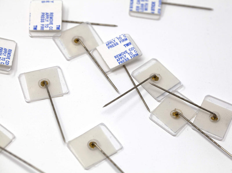 Partition Pins | Cubicle Pins | Office Cubicle Decor Pins - Value Pack of 50 Fabric Pins for Furniture, Office Signs, and Fabric Mounting - Made in The USA