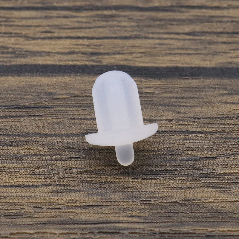 20Pcs 6.35mm Silicone Anti Dust Plugs Socket Dust Cover Anti Dust Jack Plug Stopper Cap Accessories for Amplifier DVD Karaoke White