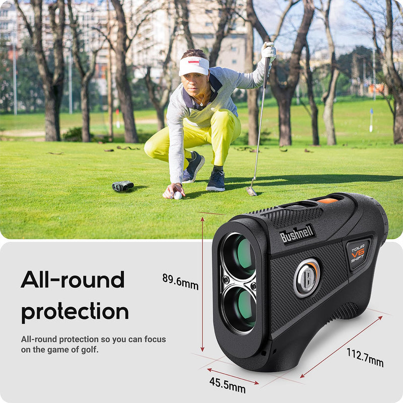 TUSITA Silicone Case Compatible with Bushnell Tour V6 - Black