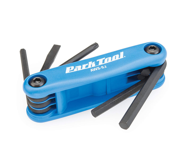 Park Tool AWS-9.2 Fold-Up Hex Wrench and Screwdriver Set Tool