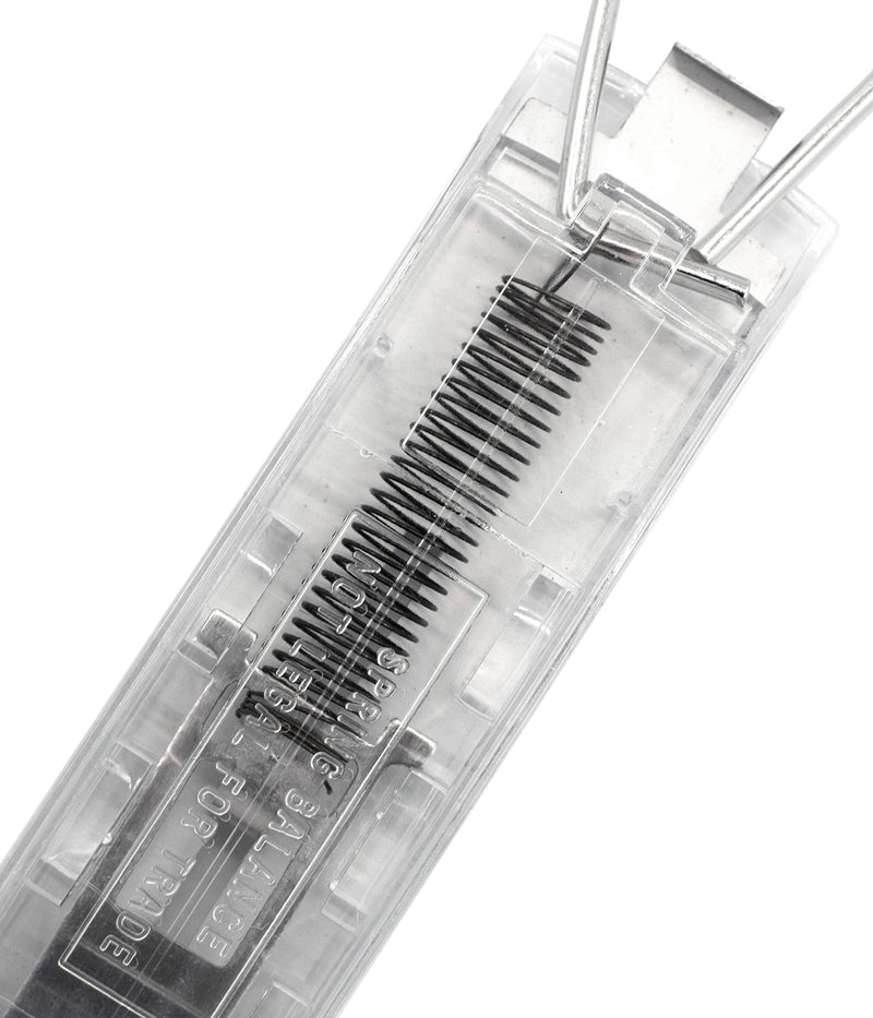Premium Spring Balance, 0-1000g / 0-10N - High Resolution, Dual Transparent Scale, Newtons & Grams - Zero Calibration Capability - Acrylic Body - Eisco Labs PH0024 PH0024D