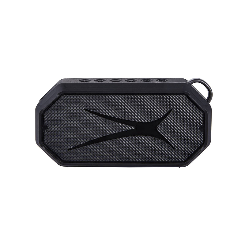 Altec Lansing HydraMini Wireless Bluetooth Speaker, IP67 Waterproof USB C Rechargeable Battery with 6 Hours Playtime, Compact, Shockproof, Snowproof, Everything Proof (Black) Black