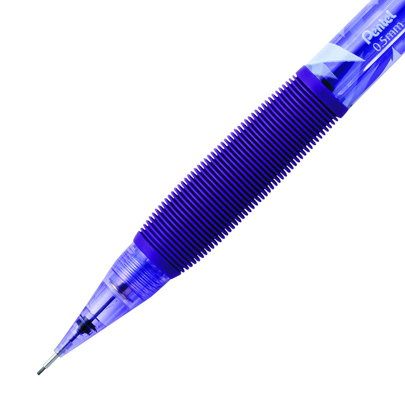 Pentel Icy Automatic Pencil, 0.5mm, Violet Barrel, Box of 12 (AL25TV) (Appearance may vary) 1 12 Pack