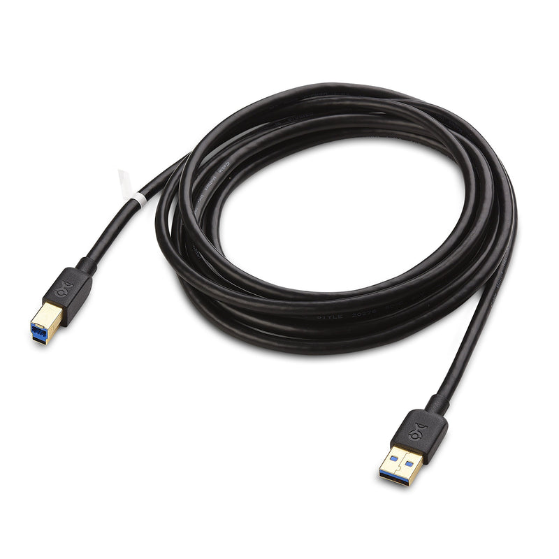 Cable Matters Long USB 3.0 Cable (USB 3 Cable, USB 3.0 A to B Cable) in Black 10 ft 10 Feet