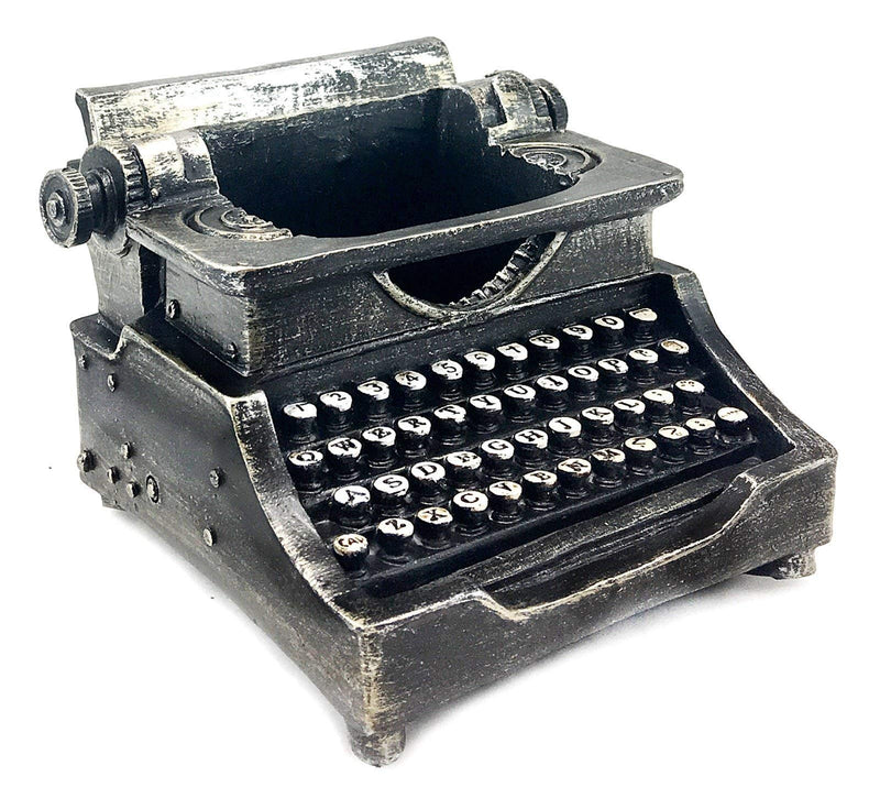 Bellaa 21413 Typewriter Pencil Cup Pen Holder Desk Organizer Ideal Gift Writer Creative Office Classroom Home