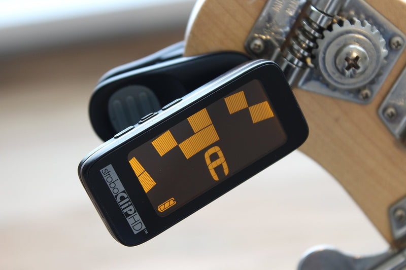 Peterson StroboClip HD Clip-On Tuner | Guitar, Bass, Violin, Ukulele, Harp, Brass, Woodwind, Orchestral Black