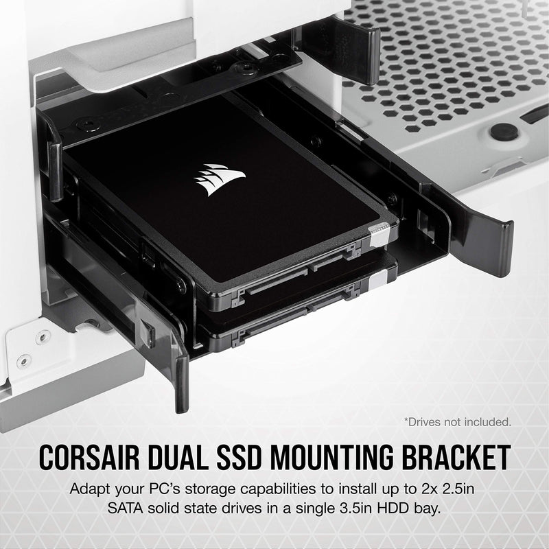 Corsair Dual SSD Mounting Bracket 3.5" CSSD-BRKT2, Black