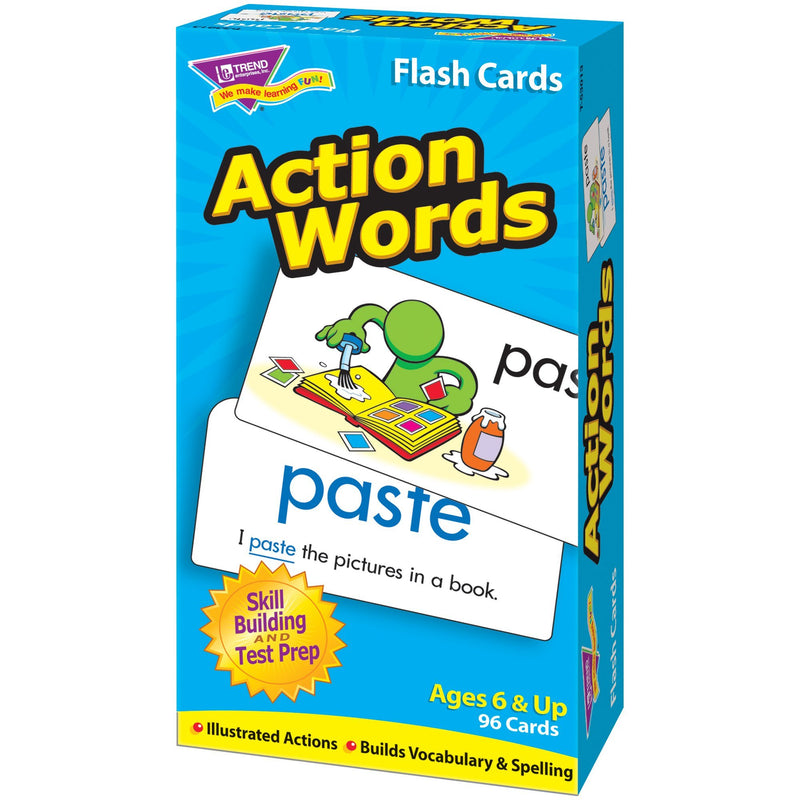 TREND enterprises, Inc. Action Words Skill Drill Flash Cards