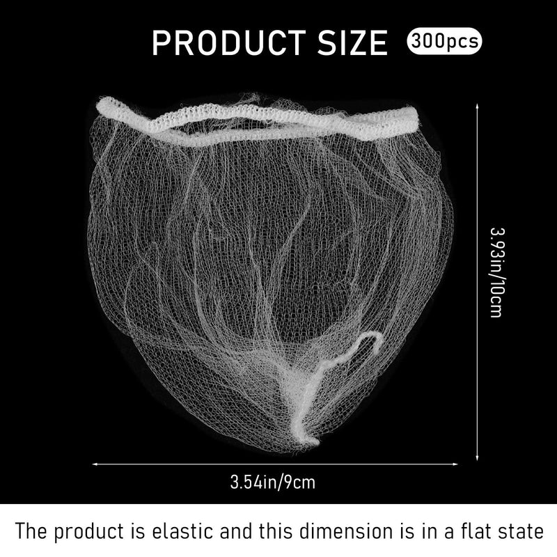 Pack of 300 Disposable Sink Filter Kitchen Sink Strainer Bag Elastic Sink Strainer Bag Drain Strainer Net Sewer Filter Bag Garbage Bag Filter Net for Kitchen Bathroom