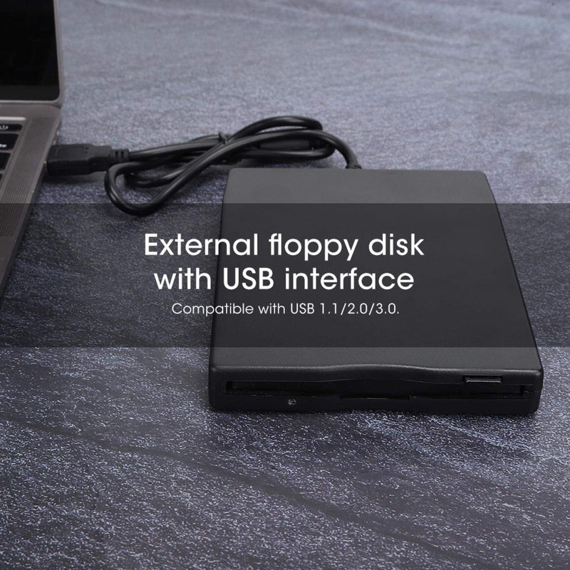 Portable USB Floppy Drive 3.5 Inch Card Reader Computer Accessory USB External Floppy Drive Disk for 10/7 /Vista/Win 8 / XP/ME / 2000 / SE / 98