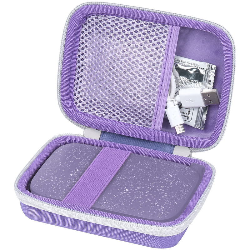 co2CREA Hard Case Replacement for HP Sprocket Portable 2x3 Instant Photo Printer (Lilac Case) Lilac Case for HP Sprocket 2x3"