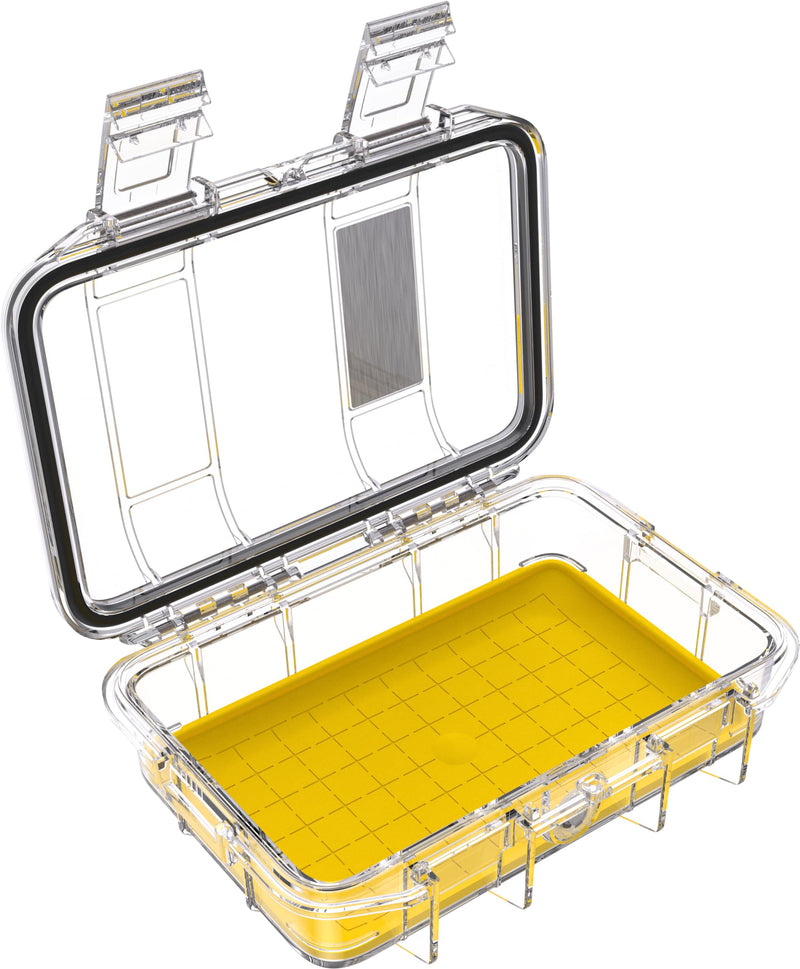 Pelican M60 Micro Case (Yellow/Clear) Yellow/ Clear