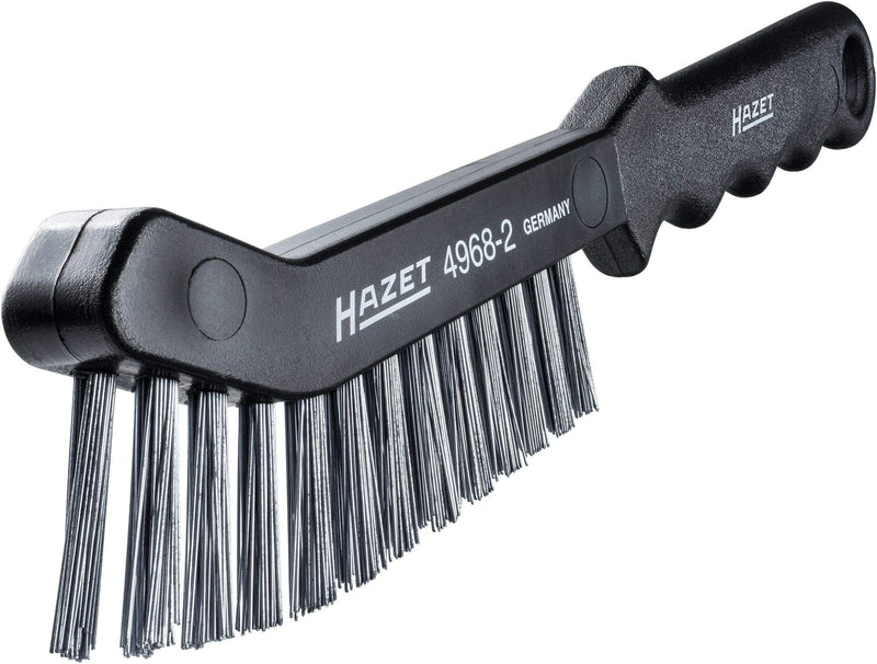 HAZET brake caliper brush 4968-2 | Narrow design, plastic handle with hanging hole | for removing stubborn brake dust and dirt in the disc brake caliper
