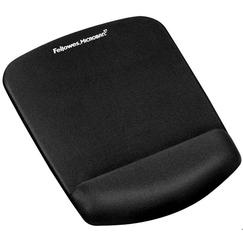 Fellowes PlushTouch Wrist Rest with Mouse Pad, FoamFusion Technology, Black (9252001) 9"*7.5"