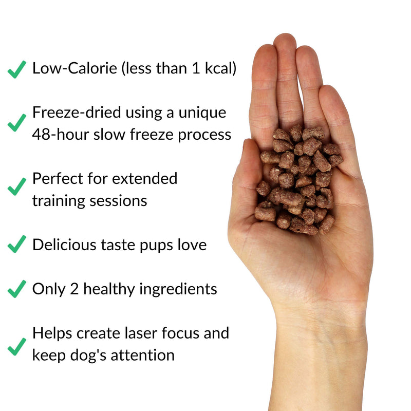 Freeze-Dried Training Treats from Pupford - 475+ Treats Per Bag, Low Calorie, The Perfect High Value Training Reward (Comes in Beef Liver & Sweet Potato) (Chicken) Chicken