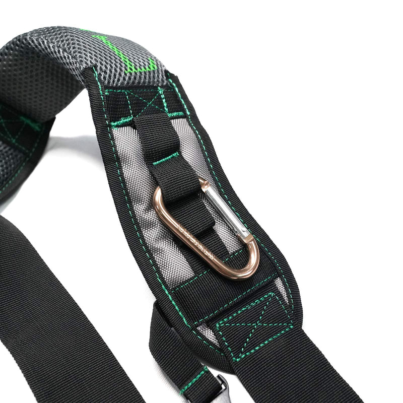 MELOTOUGH Gel Construction Work Suspender Tool Belt Suspenders with Gel shoulder pad Detachable Phone Holder (Heavy Duty Clip End Tool Belt Suspenders) Heavy Duty Clip End Tool Belt Suspenders