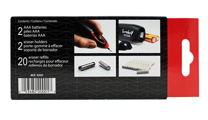 Sakura EE-3000 SumoGrip Electric Eraser, Black