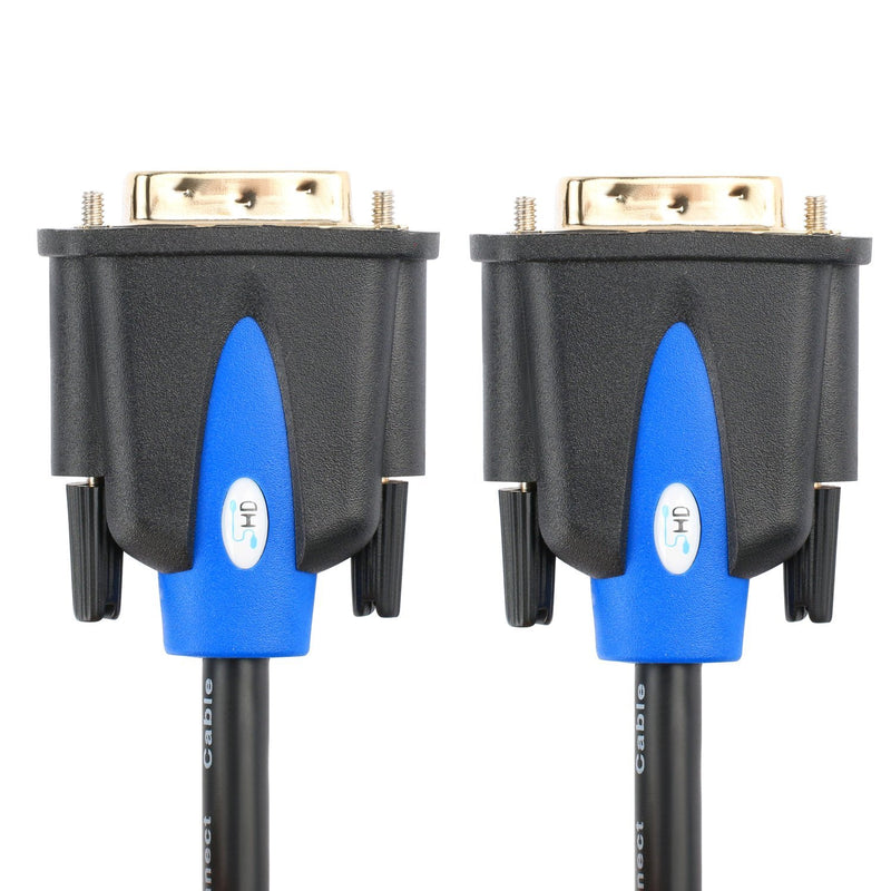 DVI Cable 10Feet,SHD DVI to DVI 24+1 Male to Male Dual Link DVI-D Monitor Cable for PC HDTV Projector