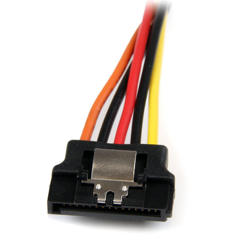 StarTech.com 6in Latching SATA Power Y Splitter Cable Adapter - M/F - 6 inch Serial ATA Power Cable Splitter - SATA Power Y Cable Adapter (PYO2LSATA) Single