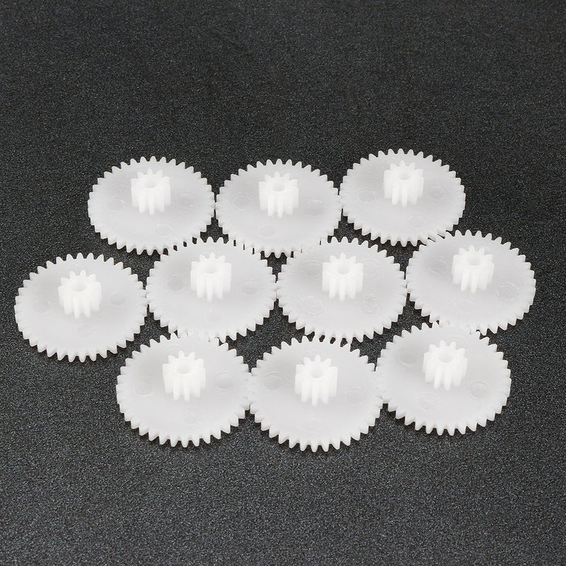 uxcell 10pcs Plastic Gears 36 Teeth Model 36102B Reduction Gear Plastic Worm Gears for RC Car Robot Motor