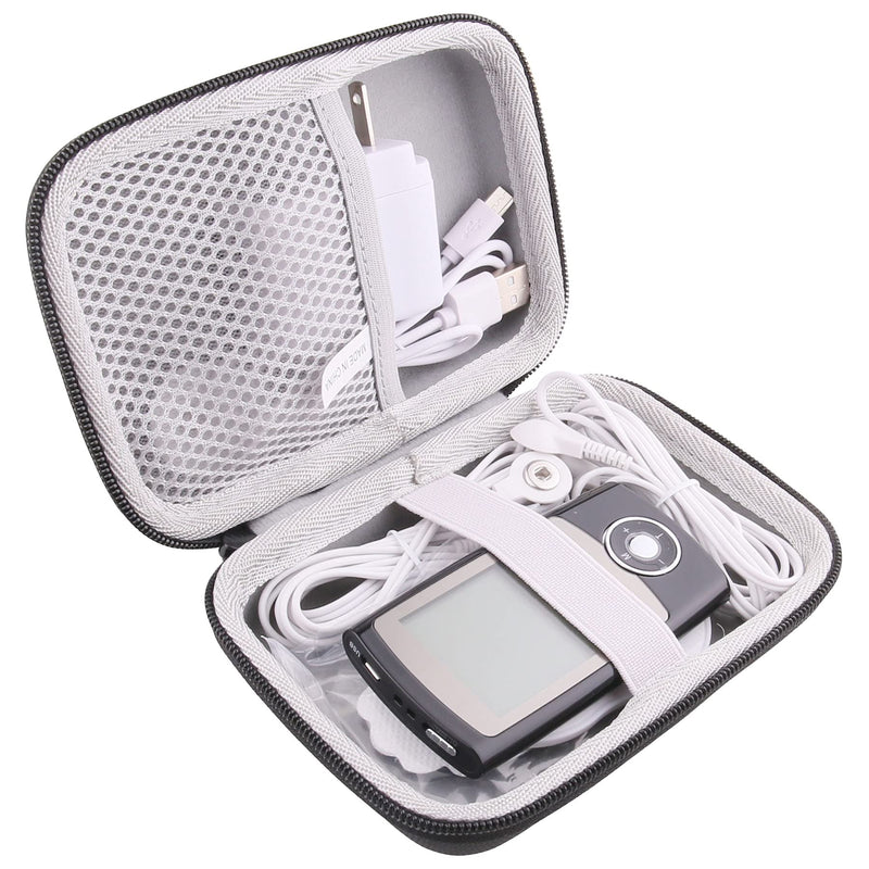 JINMEI Hard EVA Dedicated Case for TechCare Massager Tens Unit Plus Electronic Pulse Massager Machine Carrying Case