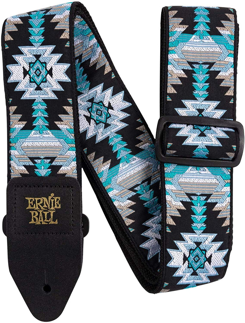 Ernie Ball Albuquerque Blue Jacquard Guitar Strap (P04609)