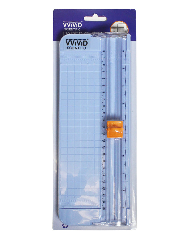 VViViD A4 / A5 Paper Trimmer, 9 inch, with Security Safeguard, Measuring Grid, and Ruler (Inches & cm) 9" Sliding Blade