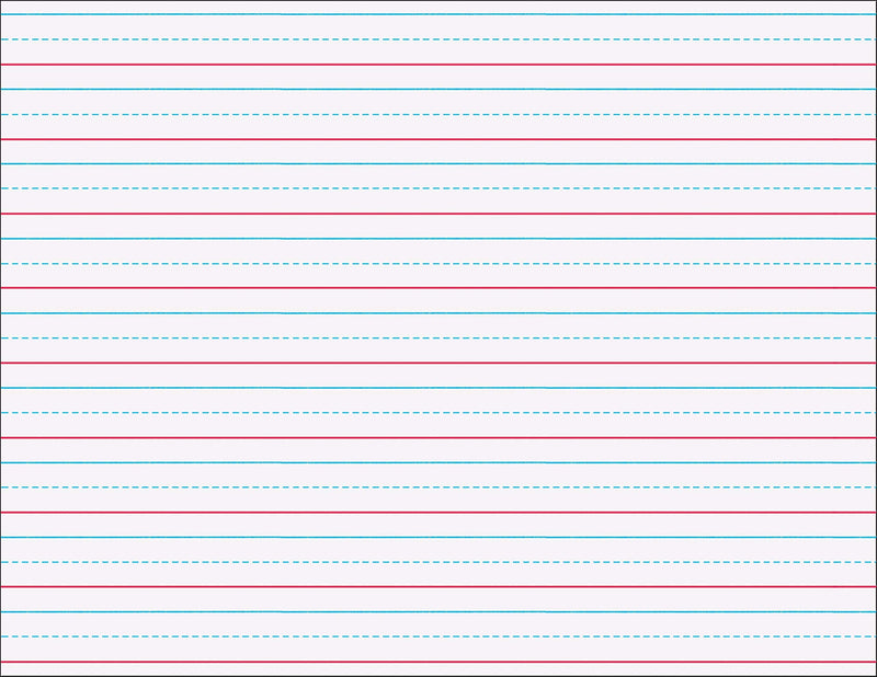 Pacon Multi-Sensory Raised Ruled Paper, Sheets, Film-Wrapped, 5/8" x 5/16" x 5/16" Ruled 11" x 8-1/2", Ruled Long, 100 Sheets