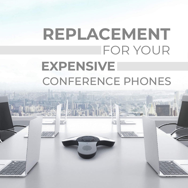 Skywin Conference Speaker - Wireless Conference Microphone/Speakerphone for Mobile Phone and PC