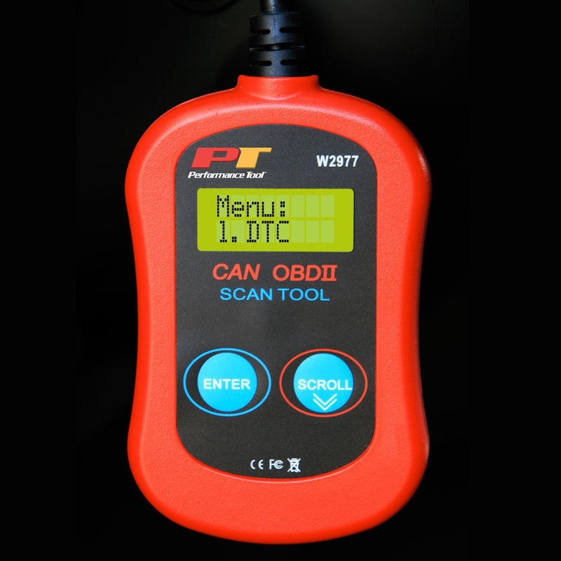 Performance Tool W2977 CAN OBD II Scanner Tool for Check Engine Light & Diagnostics, Direct Scan and Read Out CAN OBD II Scanner Tool Basic Model
