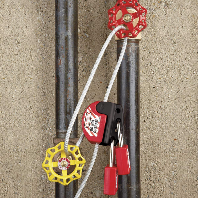 Master Lock S806 Adjustable Lockout Tagout Steel Cable